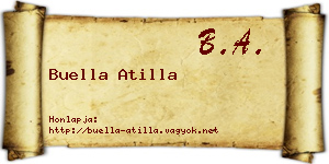 Buella Atilla névjegykártya